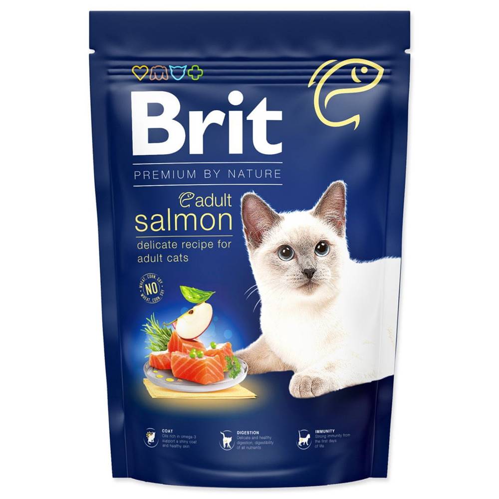 Brit  Premium by Nature Cat Adult Salmon značky Brit