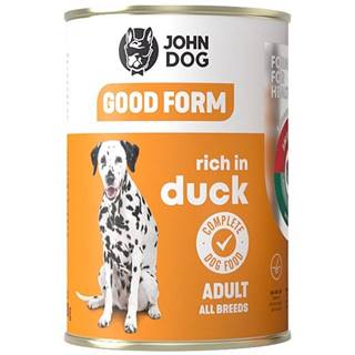 John Dog  Konzerva Good Form Adult Rich in Duck 400 g značky John Dog