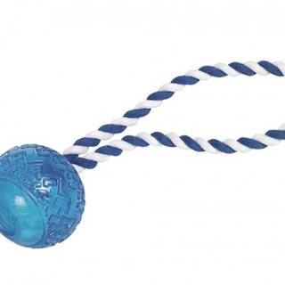 Nobby Hračka pre psy TPR lopta s lanom 26cm
