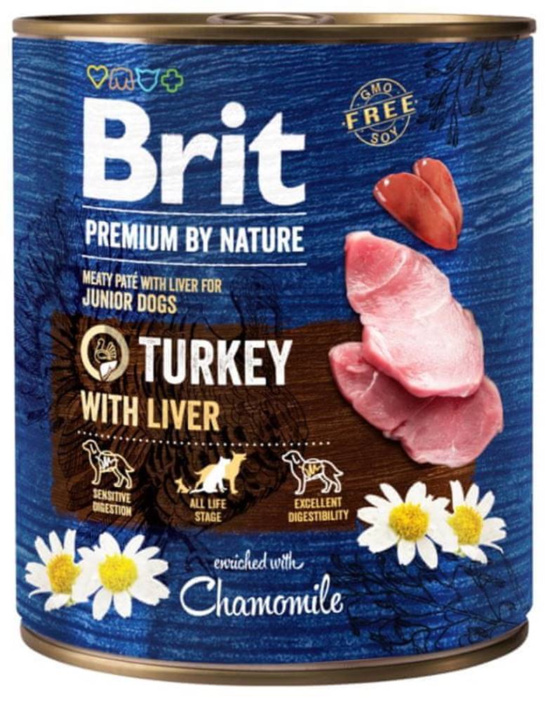 Brit  Premium by Nature Turkey with Liver 6 x 800 g značky Brit