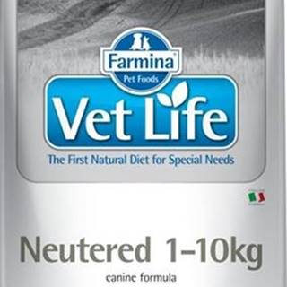 Vet Life Natural Canine Dry Neutered 1-10kg 10 kg