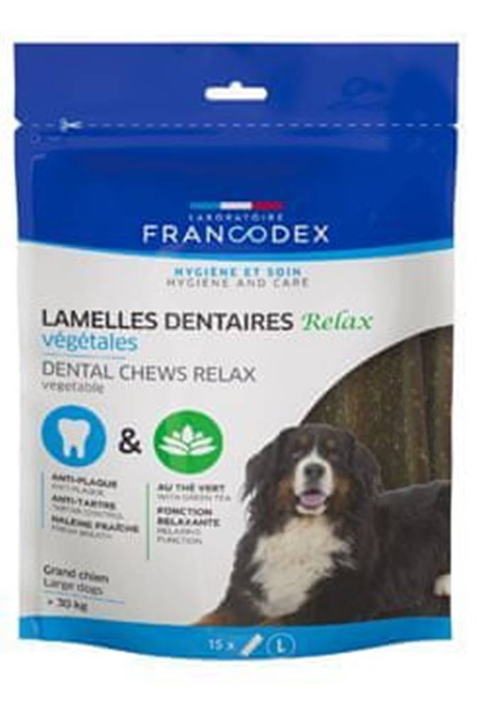 Francodex  Relax žuvacie plátky L pre psov 15ks značky Francodex
