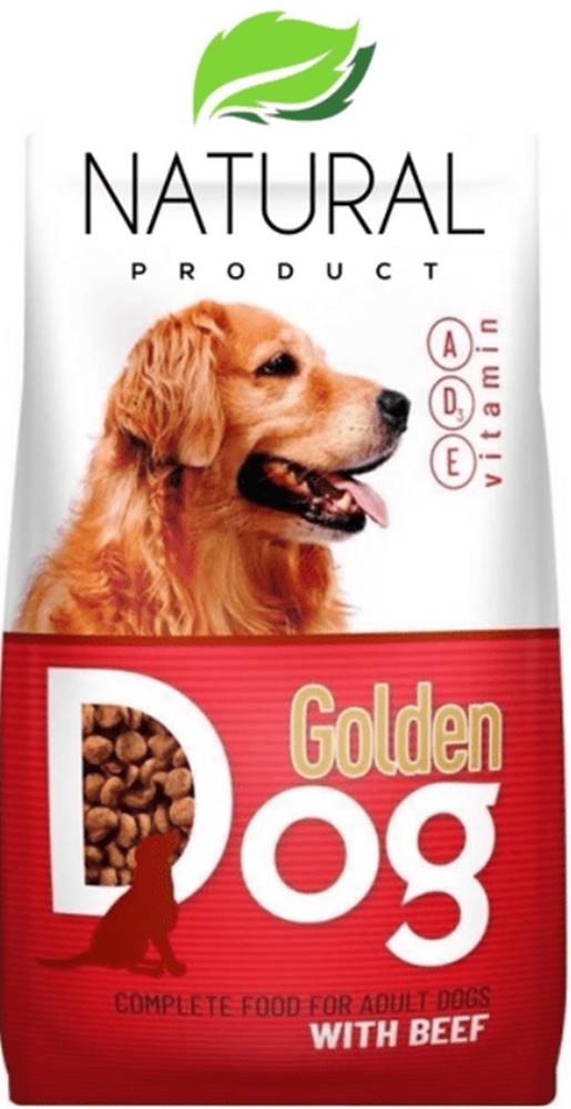  Golden Dog granule s hovädzím mäsom a vitamínmi A+E+D3+Meď 10 kg