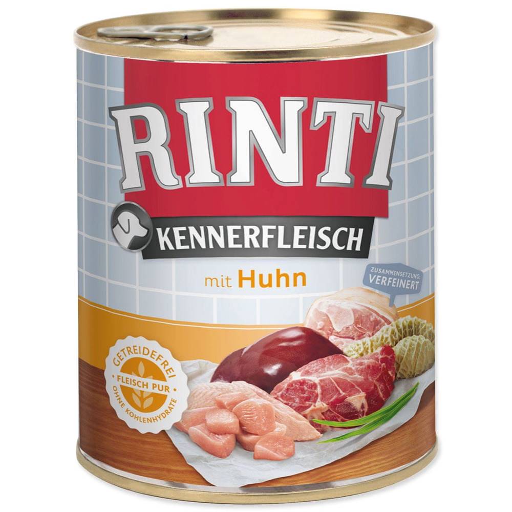 RINTI  Konzerva Kennerfleisch kura - 800 g značky RINTI