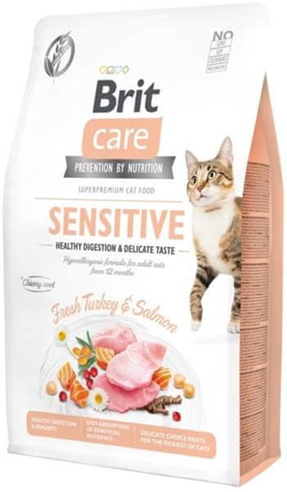 Brit  Care Cat Grain-Free Sensitive Healthy Digestion & Delicate Taste - 2 kg značky Brit