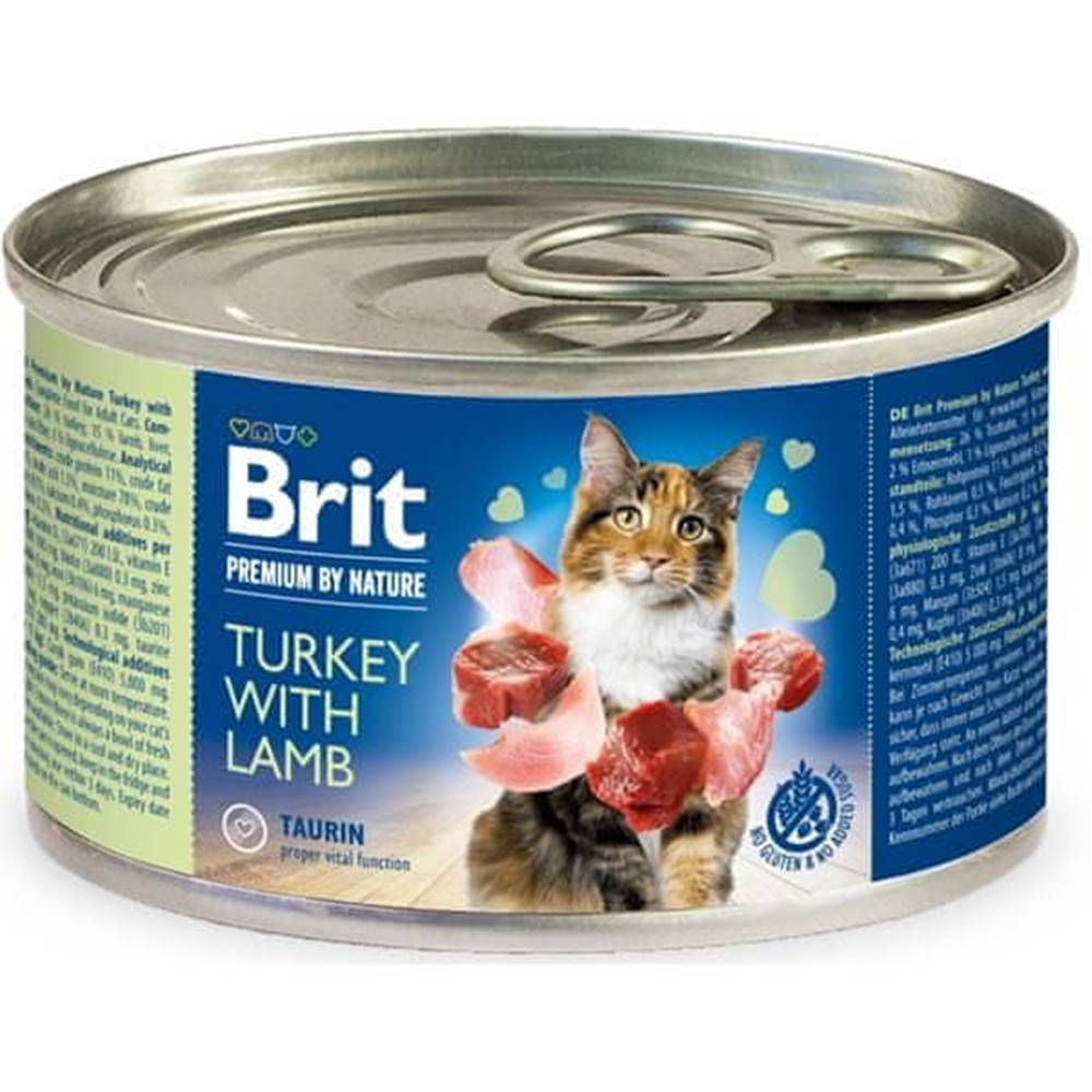 Brit  Konzerva Premium by Nature Turkey with Lamb - 200 g značky Brit