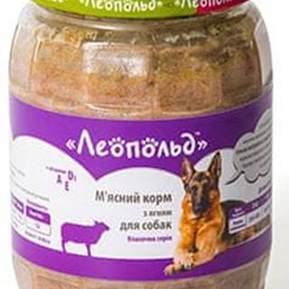 Leopold  Premiova konzerva pre dospelych psov s jahňacím mäsom 6x720 g značky Leopold