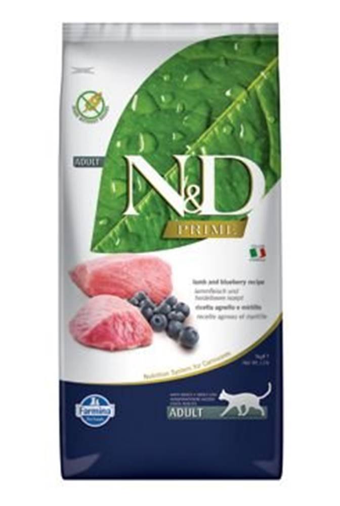 N&D  N & D PRIME CAT Adult Lamb & Blueberry 10kg značky N&D