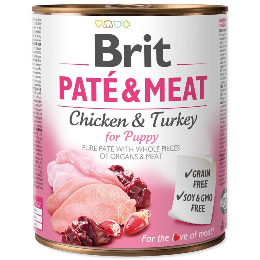 Brit  Konzerva Paté & Meat Puppy - 800 g značky Brit