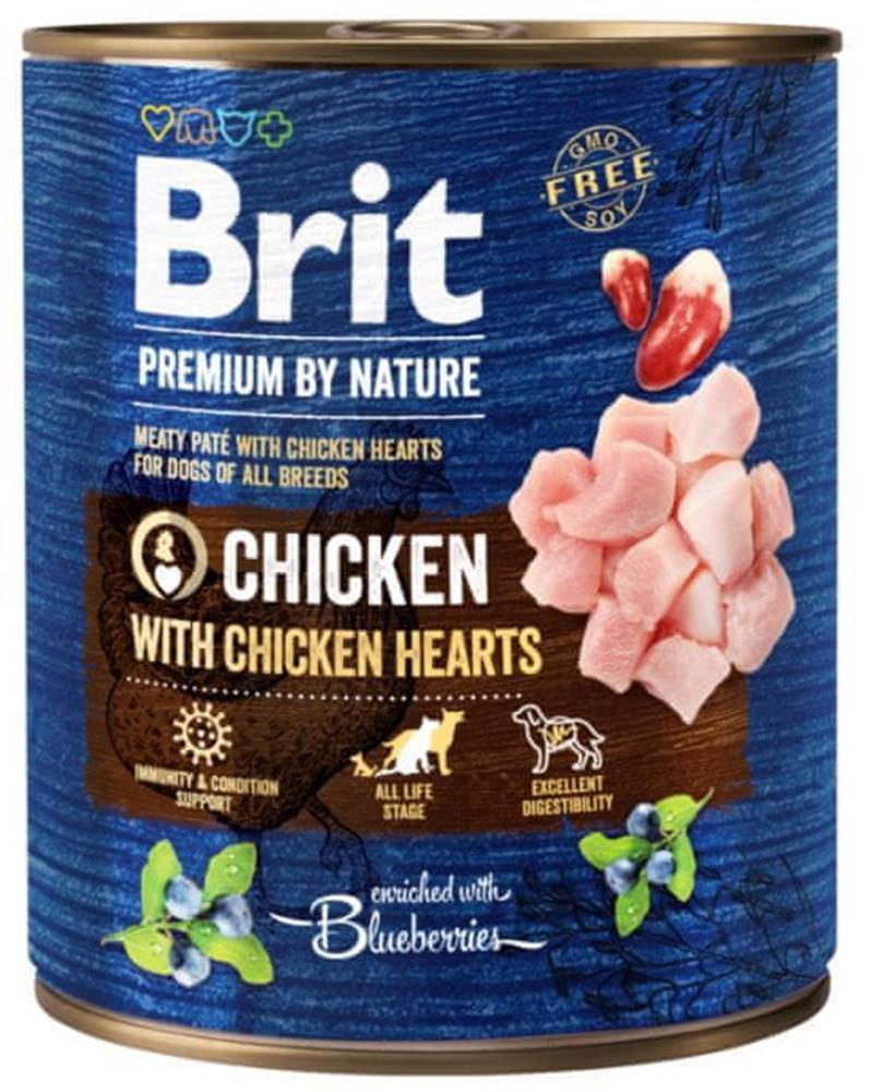 Brit  Premium by Nature Chicken with Hearts 6 x 800 g značky Brit