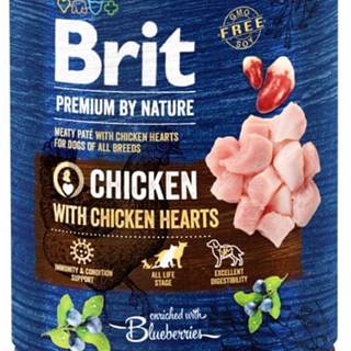 Brit  Premium by Nature Chicken with Hearts 6 x 800 g značky Brit