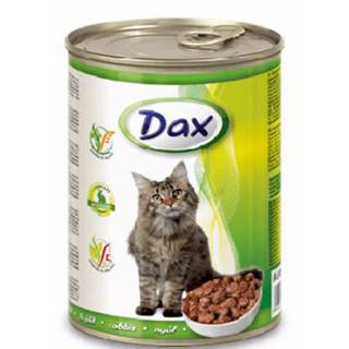 DAX Konzerva pre mačky králik 415g