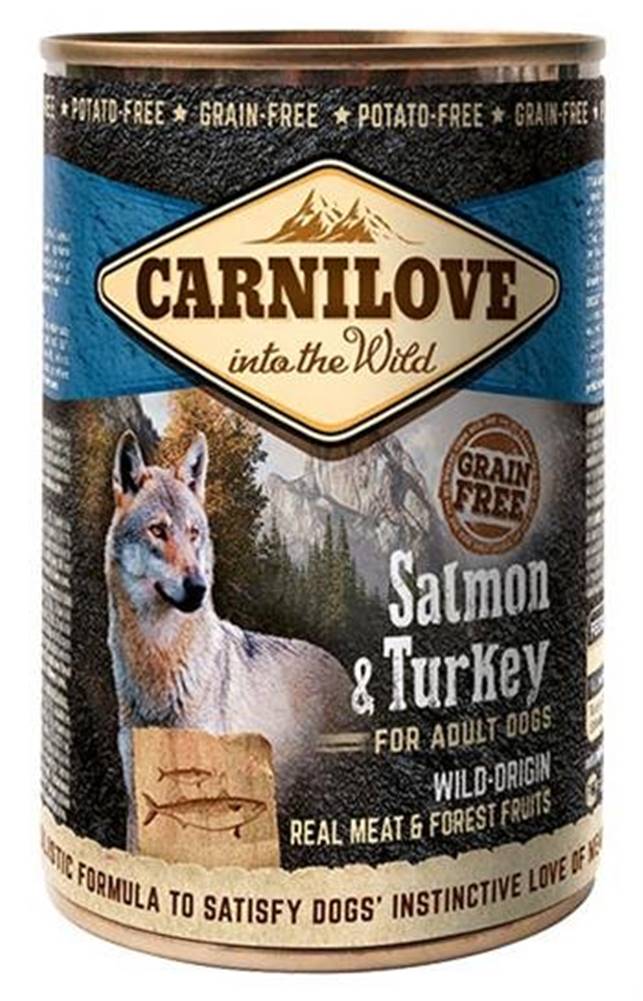 Carnilove  Konzerva Dog Wild Meat Salmon & Turkey - 400 g značky Carnilove