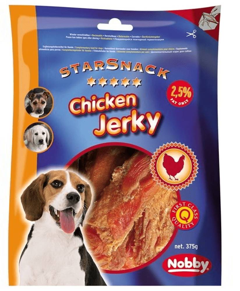 Nobby  Pochúťka pre psa Chicken Jerky 375g značky Nobby