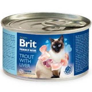 Brit  Premium Cat by Nature konz Trout&Liver 200g značky Brit