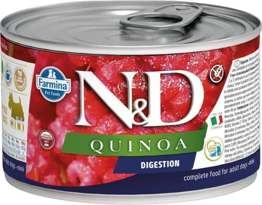 N&D  N & D DOG quinoa Adult Digestion Lamb & Fennel Mini 140g značky N&D
