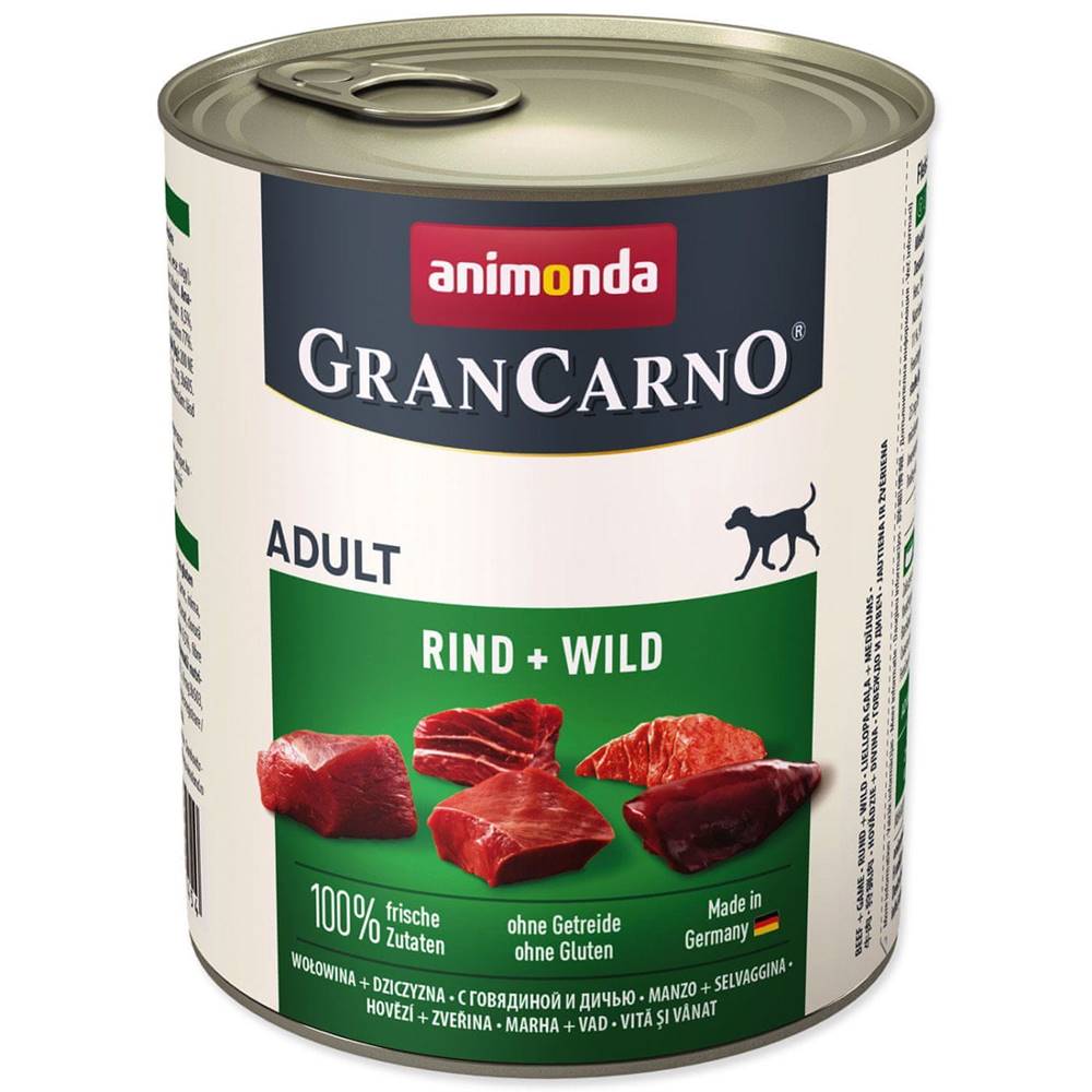 Animonda  Konzerva Gran Carno hovädzie + zverina - 800 g značky Animonda