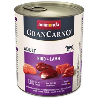 Animonda Konzerva Gran Carno hovädzie + jahňa - 800 g