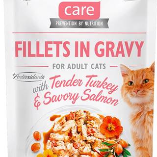 Brit Care Cat Fillets in Gravy with Tender Turkey & Savory Salmon 24x85 g