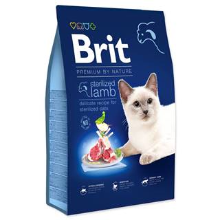 Brit Premium by Nature Cat Sterilized Lamb - 8 kg