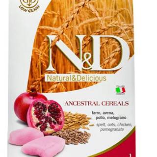 Farmina  N&D cat AG adult,  chicken,  spelt,  oats & pomegranate granule pre mačky 5kg značky Farmina