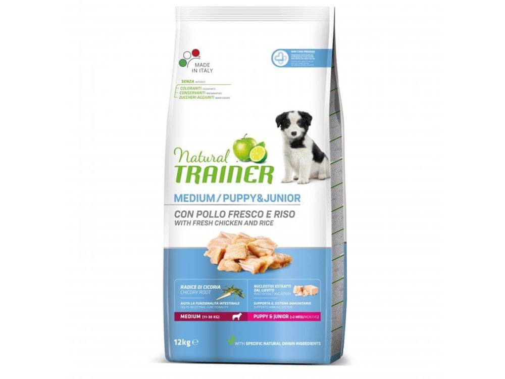 TRAINER  Natural Med. Puppy&Jun čerst. kura 12kg značky TRAINER