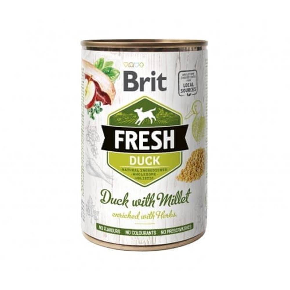 Brit   Fresh Dog konz Duck with Millet 400g značky Brit