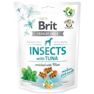 Brit  Care Dog Crunchy Cracker. Insects with Tuna enriched with Mint - 200 g značky Brit