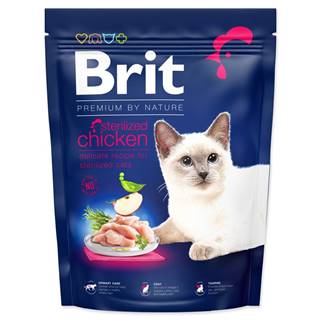 Brit  Premium by Nature Cat Sterilized Chicken - 300 g značky Brit
