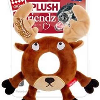 GiGwi  Hračka pes Plush Friendz sob s gumovým krúžkom značky GiGwi