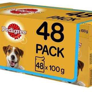 Pedigree  Vital Protection kapsičky masový výber v želé pre dospelých psov 48 x 100g značky Pedigree
