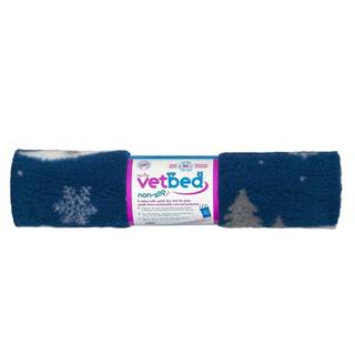 VetBed  protišmyk / Drybed Zimná modrá DELUXE 150 x 100 cm,  vlas 30 mm značky VetBed