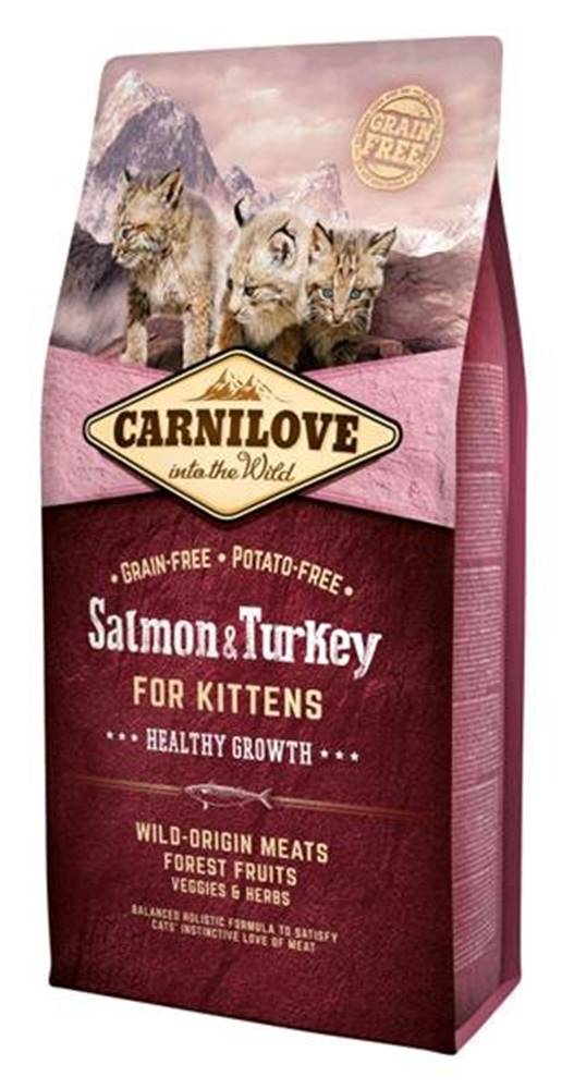 Carnilove  Salmon and Turkey Kittens Healthy Growth - 6 kg značky Carnilove
