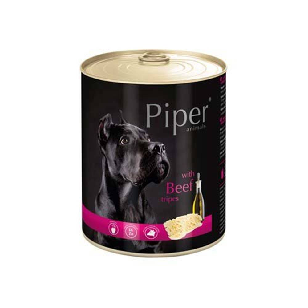 Piper  ADULT 800g konzerva pre dospelých psov s hovädzími držkami značky Piper