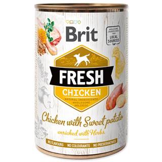 Brit Konzerva Fresh Chicken with Sweet Potato - 400 g