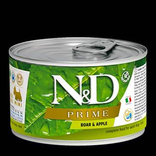 Farmina N&D Dog Prime konzerva Adult Mini Boar & Apple 140 g