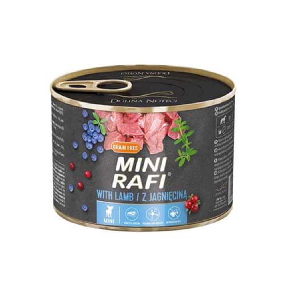 RAFI  MINI paštéta s jahňacím mäsom 185g - konzerva značky RAFI