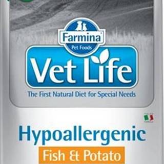 Vet Life Natural Canine Dry Hypo Fish & Potato 2 kg