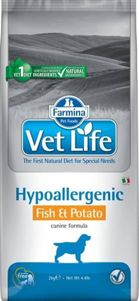  Vet Life Natural Canine Dry Hypo Fish & Potato 2 kg