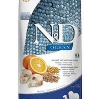 N&D N & D OCEAN DOG LG Adult M / L Codfish & Orange 12kg