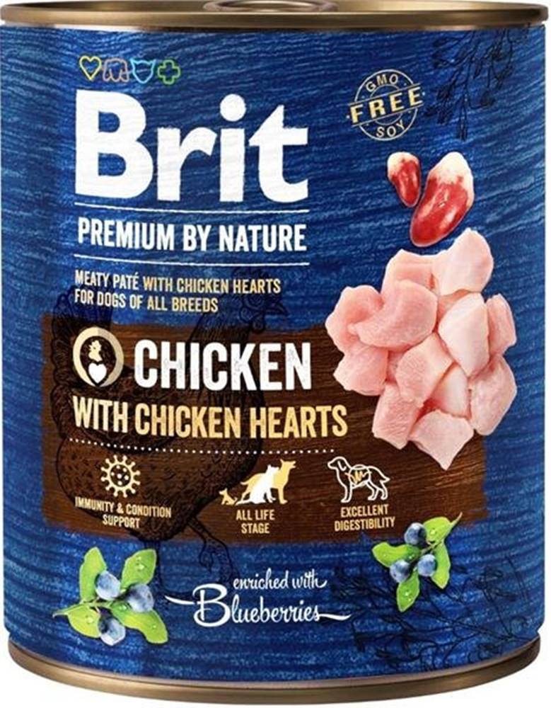 Brit  Premium by Nature Dog konz. - Chicken with Hearts 800 g značky Brit