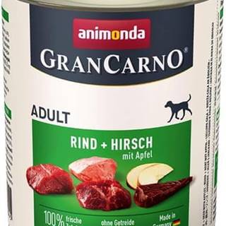 Animonda Konzerva Gran Carno hovädzie + jelenie mäso + jablká - 800 g