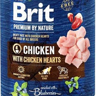 Brit  Premium by Nature Dog konz. - Chicken with Hearts 800 g značky Brit