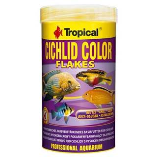 TROPICAL  Cichlid Color 250ml/50g základné krmivo s vysokým obsahom bielkovín pre cichlidy značky TROPICAL