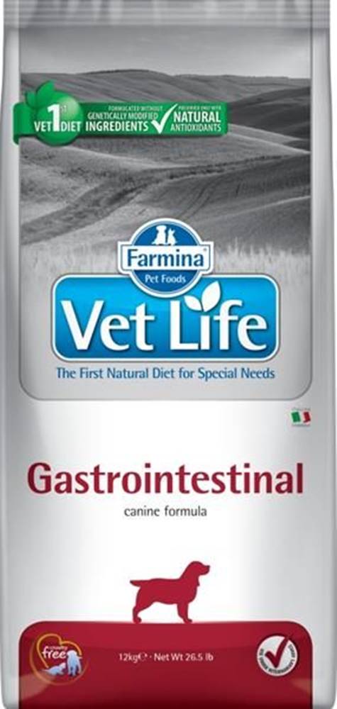  Vet Life Natural Canine Dry Gastro-Intestinal 12 kg