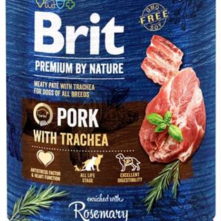 Brit Premium by Nature Pork with Trachea 6 x 800 g
