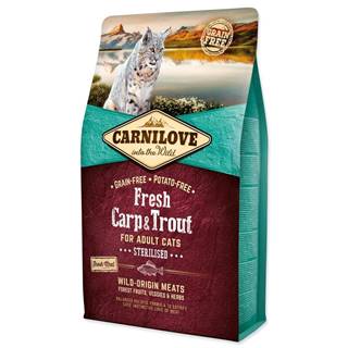 Carnilove  Fresh Carp & Trout Sterilised for Adult cats - 2 kg značky Carnilove