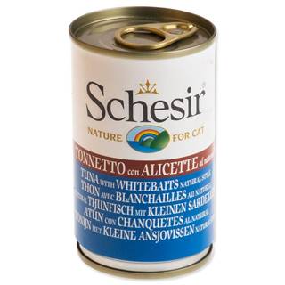 Schesir Konzerva Cat tuniak + sleď - 140 g