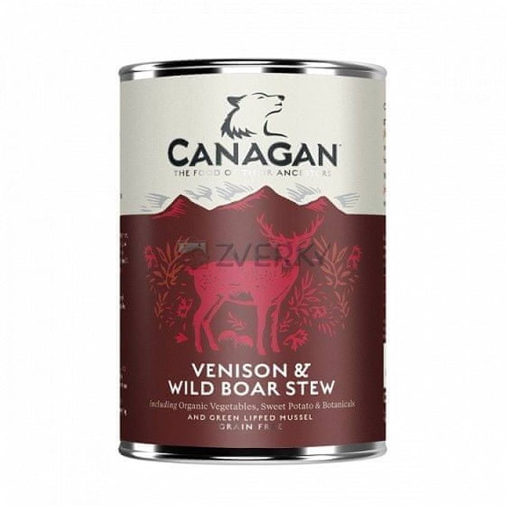 Canagan  Konzerva pre psa Venison and Wild Boar stew 400 g značky Canagan