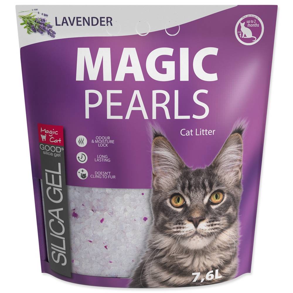 Magic Cat  Mačkolit MAGIC PEARLS Lavender - 7, 6 l značky Magic Cat